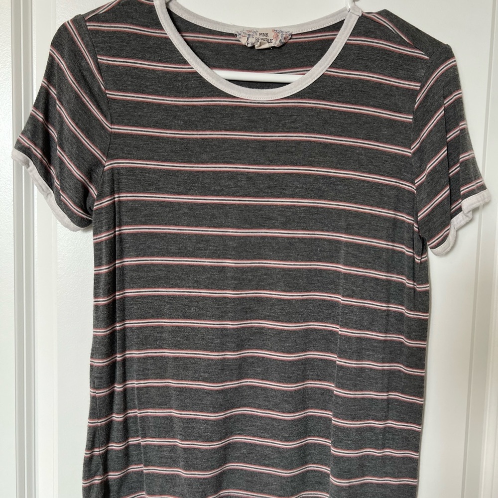 Pink Republic Striped Tee